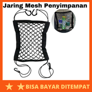 Jaring Mesh Penyimpanan Barang Mobil Car Net Organizer / Kantong Jaring Mesh Net Kotak Tempat Wadah 