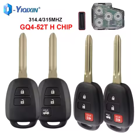 YIQIXIN H Chip Remote Car Key For Toyota RAV4 XLE Highlander LE Sequoia Tundra Tacoma 314.4Mhz /315m