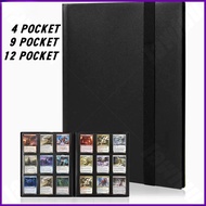 Strap Binder Card Album 4/9/12 Pocket - For TCG/CCG Pokemon MTG Photocard 160/360/480pcs - A4 Card C