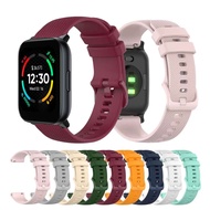 Sport Silicone Wrist Strap For Realme Techlife Watch S100 Band Smartwatch Bracelet Wristband Replacement Accessories Watchband