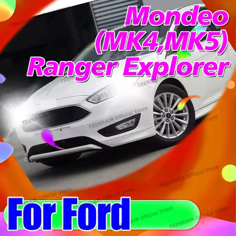 2x Fog Lights Lamps For Ford Mondeo C-Max Transit Connect Flex Fusion Focus Explorer Ranger LED Car 