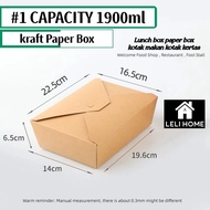 Food Paper Box Take away Box Lunch Box Kotak Makanan Kotak Kertas