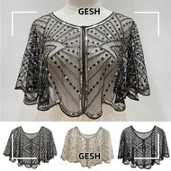 GESH Short Cape Fashion 1920s Party Beaded Decoration