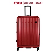 AMERICAN FLYER 28" Polycarbonte 4 Double Wheels Expandable Trolley Case - Red