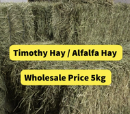 (Wholesale only)TIMOTHY HAY/ALFALFA HAY 5kg for guinea pig/rabbits
