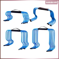 [BububuMY] Football Agility Training Hurdles Set ABS Material Speed Hurdles Athletes Kids for Indoor