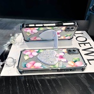 Suitable For Moto G54 Power/G56/G52/G54/G54 EUR Edition 3pcs( Gradient wings phone Case+Lanyard+Stan