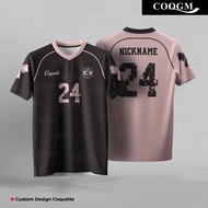 （Customize Names Numbers） Coquette New Color Scheme. Coquette Jersey Oversized American Style Jersey