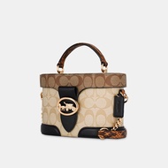 [Self-Operated] COACH COACH Ladies GEORGIE Series Handbag Shoulder Bag Khaki