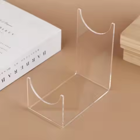 1Pcs Transparent Acrylic Stand Shofar Horn Display Stand Swords Bracket U-shaped Rack Holder For Off