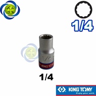 Kingotny 6.35mm 1/4 tube 233008S inch system (12 sides)