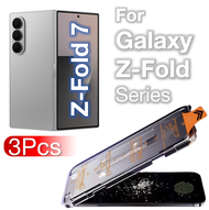 3Pcs For Galaxy Z Fold 7 6 5 4 3 2 Z-Fold7 Fold7 Fold6 Screen Protector Fingerprint Toughened Glass 