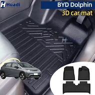 3D car mat BYD Dolphin (2023-2027) 5 seat Car Mat car floor mat 3D foot mat carpet TPE rubber mat