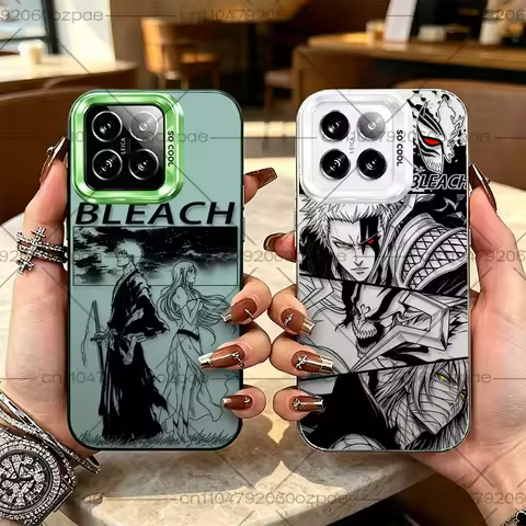 Luxury B-Bleach Ichigo Orihime Hard Case for Xiaomi POCO X7 X6 X5 X3 F6 F5 M6 Pro F8 F7 Ultra F4 F3 