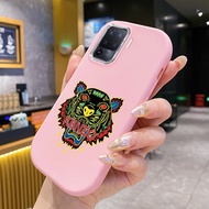 Case For OPPO A94 A93 2020 Reno 5F 4F 4 Lite 5 F17 Pro 19 Tiger Head Silicone Phone