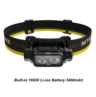Nitecore NU43 1400 Lumens Torch Light Flashlight Headlamp (Built-in 3400mAh Lion Battery)