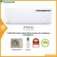 Daikin 1.0HP SMART Deluxe Inverter Air Conditioner FTKU Serie 1.0hp wall mounted FTKU28AV1LF - 5 star Energy Saving AirCond,Air Cond,???