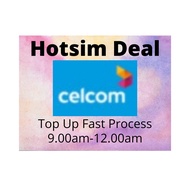 Celcom Prepaid Sim Card Top Up Fast Process