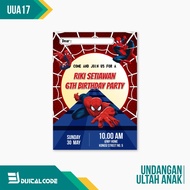 Uua17 Children's Birthday Invitation