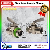 Stop Kran Pompa Sprayer Tangki Yamaha |Stop Kran Sprayer Semprotan |Stop Kran Silver Sprayer Maspion