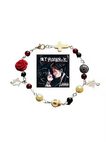 Handmade My Chemical Romance "Sweet Revenge Three Cheers" Album Inspiration Bracelet | y2k Emotional