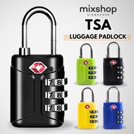 mixshop TSA lock, Luggage, Backpack, Suitcase, Anti-theft Lock, 3 Digit Combination