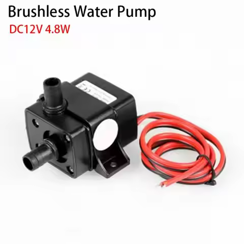 Solar 4.8W Circulation Submersible DC 12V 24V Water Pump Brushless DC Pump 240L/H