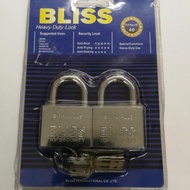 Bliss Padlock key Alike set