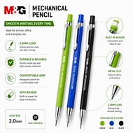 M&G Mechanical Pencil 2.0mm 2B with Sharpener / Pensil Tekan Budak Pensil Sekolah Exam Murah