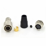 4 pin plug and socket connectorHirose HR10A-7 P-4 P/HR10A-7R-4S plug Male