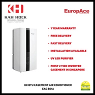 EuropAce 8,000 BTU Casement Conditioner EAC 801A - Singapore’s First And Only 2 Ticks Inverter Casement Aircon