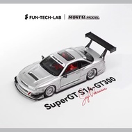 MORTAL MODEL x Fun Tech Lab 1: Nissan Silvia Super GT S1464 - GT300 Silver Metallic