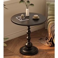 Wrought Iron Side Table Round Table Tall Feet Coffee Table Modern Simple Living Room Balcony