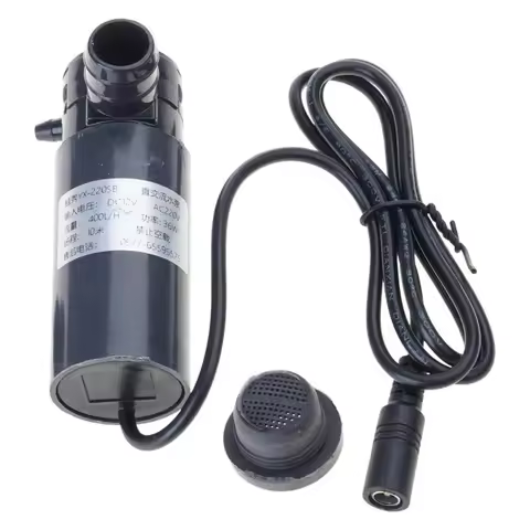652F DC 12V 36W Submersible Water Pump 10m 400L/H Car Wash Bath Fountain