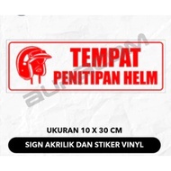 Acrylic SIGN Sticker for Helmet Pins C-69