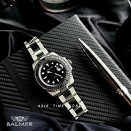 BALMER | 7918G SS-4 Sapphire Men's Watch with Black Dial Silver OYSTER Stainless Steel Official Warr