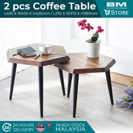 TRANSFORMER 2 pcs Functional Coffee Table / Side Table (BM8076-CT)