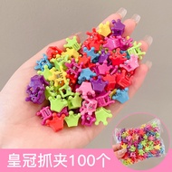 Set 100 Kẹp Tóc Hình Hoa / Ngôi Sao Dễ Thương Cho Bé Gái