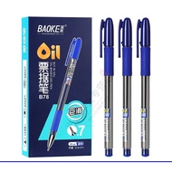 [Combo of 3] Baoke B78 Oil ballpoint pen 0.7mm stroke, high quality Oil ink opening gel ballpoint pe