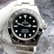 Rolex Rolex Rolex Submariner Series124060New Calendarless Black Water Ghost 300m Deep Diving Men's Mechanical Watch Luminous