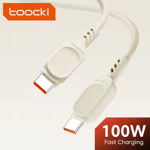 Toocki PD 100W 60W Type C To Type C Cable For Huawei Mate 40 30 Pro P50 40 30 Xiaomi11 10 Samsung S2