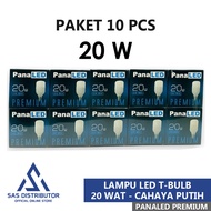 10 pcs 20 Watt Paneled Premium LED Lights 20w LED Light Bulb/ 20w White T Bulb LED Capsule/
