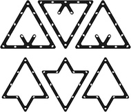 MoyanSuper 6-Pack Pool Ball Rack Set Magic Rack Sheet Billiards Ball Holder -Triangle Rack Pool Cue 