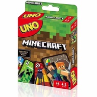 uno minecraft My World You Nuo Squares Creeper Magic Card Game Matching Board Game