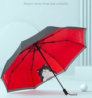 貓咪圖案雨遮雨傘