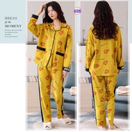 Long Sleeve Pajama Set Code G28 (Soft cotton)
