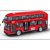 TOYSTAR 666-29Q double decker bus model toy 1:14 scale (29x8x12cm)