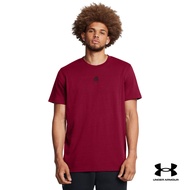 Under Armour Men's Curry Logo Heavyweight T-Shirt - RED (625)