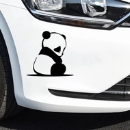CUTE PANDA CAR BUMPER CUTTING STICKER BUMPER STICKER / COOL CAR GLASS