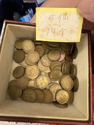 舊香港五仙銀幣 94個 硬幣 錢幣 英女皇